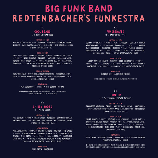 Big Funk Band | White vinyl LP | Redtenbacher's Funkestra