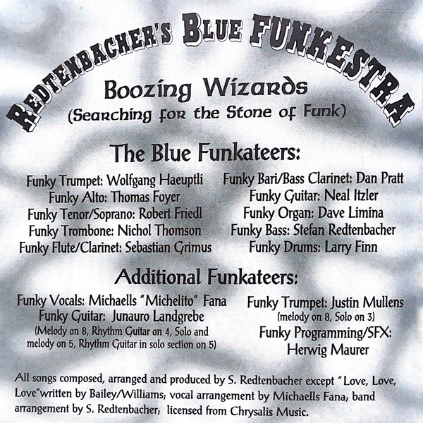 Boozing Wizards - Redtenbacher's Funkestra | CD | Debut Album (1996)