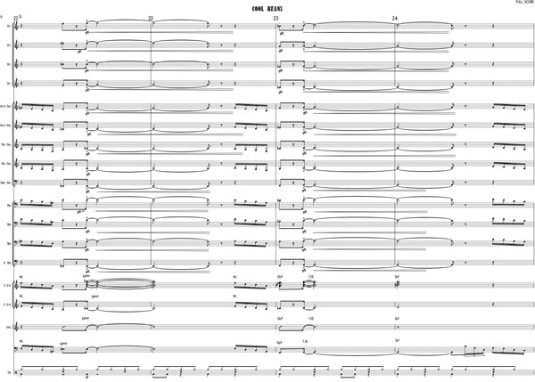 Cool Beans | Big Band score + parts | Redtenbacher's Funkestra