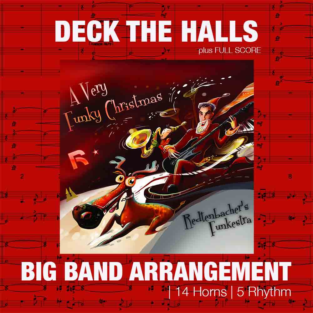Deck The Halls | Big Band score + parts | Redtenbacher's Funkestra