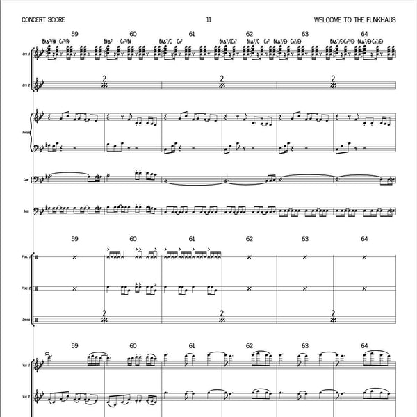 Welcome To The Funkhaus | Strings & rhythm section arrangement | Redtenbacher's Funkestra