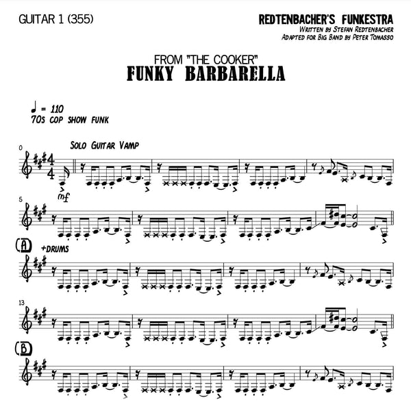 Funky Babarella | Big Band score + parts | Redtenbacher's Funkestra