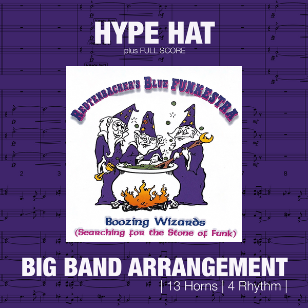Hype Hat | Big Band score + parts | Redtenbacher's Funkestra