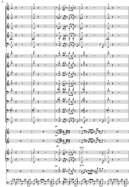 Jump Up | Big Band score + parts | Redtenbacher's Funkestra
