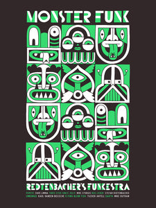 'Monster Funk' Poster | Limited Edition | 18" x 24" (46 cm x 61 cm)