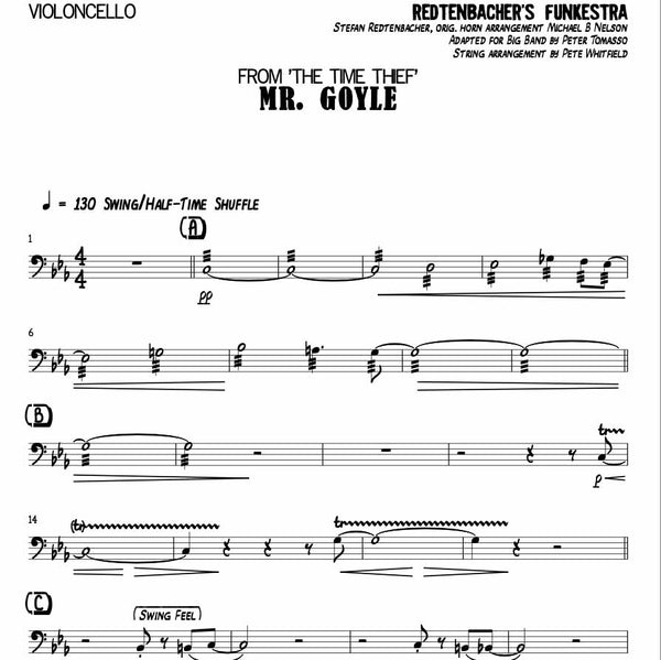 Mr Goyle | Big Band score + parts | Redtenbacher's Funkestra
