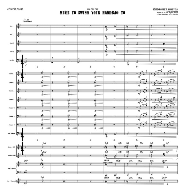 Music To Swing Your Handbag To | Big Band score + parts | Redtenbacher's Funkestra