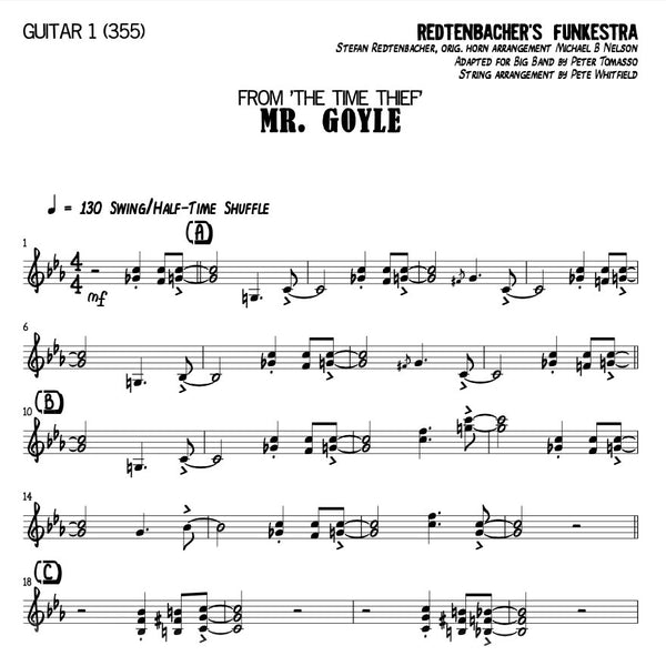 Music To Swing Your Handbag To | Big Band score + parts | Redtenbacher's Funkestra