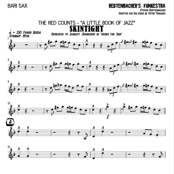 Skintight | Big Band score + parts | Redtenbacher's Funkestra