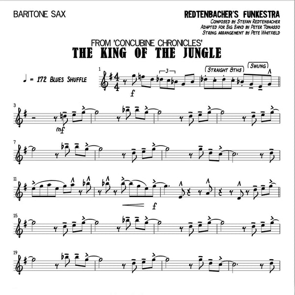 The King of the Jungle | Big Band score + parts | Redtenbacher's Funkestra