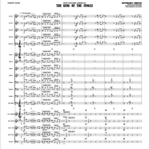 The King of the Jungle | Big Band score + parts | Redtenbacher's Funkestra