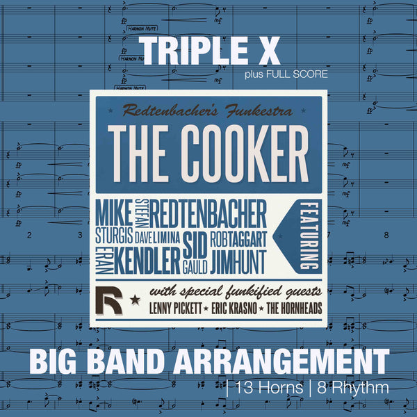 Triple X | Big Band score + parts | Redtenbacher's Funkestra